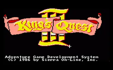 King's Quest III - To Heir is Human screen shot title